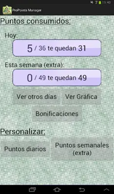 ProPoints Manager android App screenshot 1